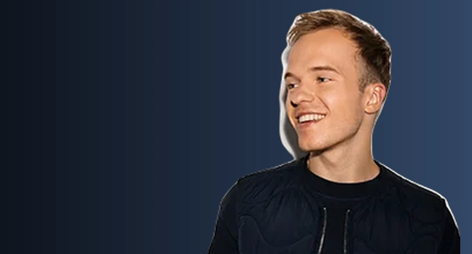 Mats van der Zon live op het podium