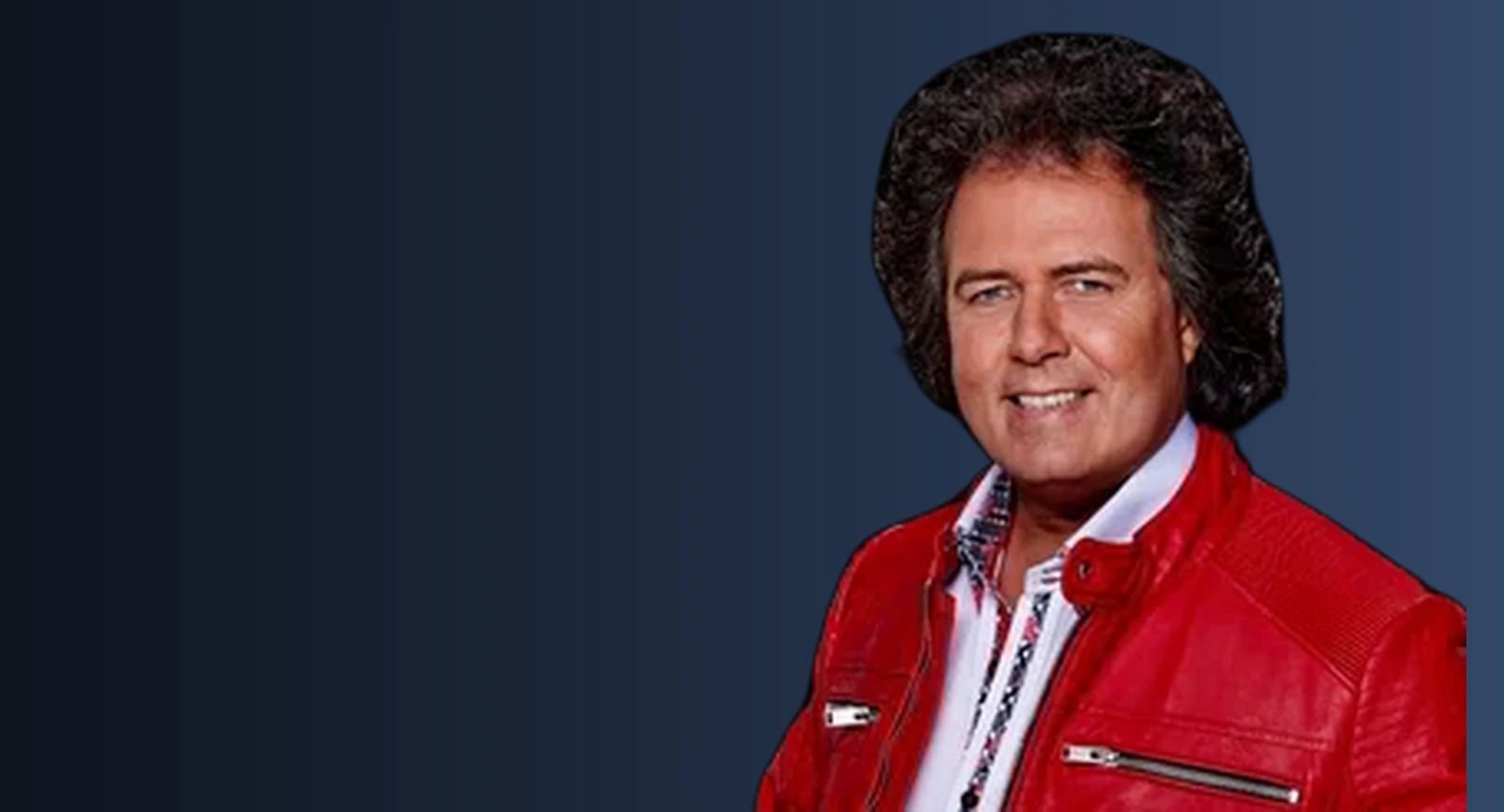 Rene le Blanc live op het podium